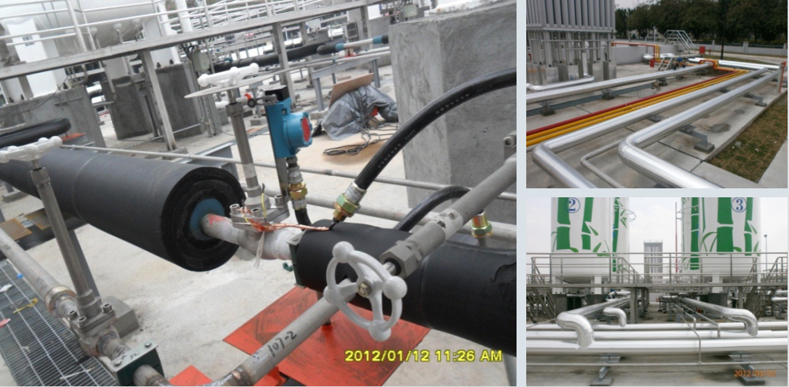 德国阿乐斯Armacell深冷绝热材料安装案例